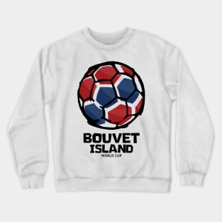 Bouvet Island Football Country Flag Crewneck Sweatshirt